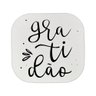 Suporte Decorativo de Madeira Gratidão Branco 6x6x5 cm - D'Rossi DRossi - 1