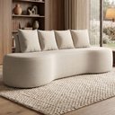 Ver imagem 3 de Sofa 3 Lugares Organico Ibiza 210 Cm Boucle Cru Vazzano
