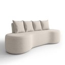 Ver imagem 1 de Sofa 3 Lugares Organico Ibiza 210 Cm Boucle Cru Vazzano