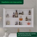 Ver imagem 3 de Conjunto para Banheiro Alice 1 Metro Suspenso com Cuba Aurora - Fabribam