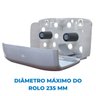 Dispenser Papel Higiênico Rolão Duplo Branco C/ Cristal Elisa Plus - 11