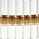 Ver imagem 7 de Lustre Luminaria Pendente Oval Cristais Design Moderno Decoraçao Luxo Teto Sala Quarto Mesa Cozinha