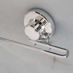 Barra para Pendurar Utensílios de Cozinha com Ventosa 50cm Aço Cromado - 6