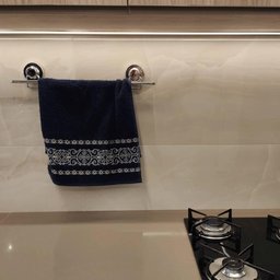 Barra para Pendurar Utensílios de Cozinha com Ventosa 50cm Aço Cromado - 5