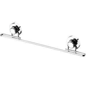 Barra para Pendurar Utensílios de Cozinha com Ventosa 50cm Aço Cromado