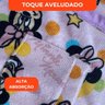 Roupão Aveludado Lepper Estampado Personagens Infantil Minnie M - 4