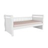 Cama Solteiro de Babá Maria Branco - Peroba - 1