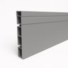 Rodapé 10cm X 2,7m Pvc Cinza - 1