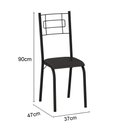 Ver imagem 3 de Conjunto Kit de 4 Cadeiras de Ferro Liz para Cozinha ou Sala