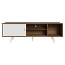 Ver imagem 4 de Rack para Tv até 80 Polegadas 160cm com Pés Rustic/branco Torino Madesa Rustic/branco