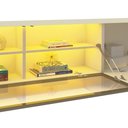 Ver imagem 6 de Home para TV Luminare 153 LED 100% MDF Off White - Gelius
