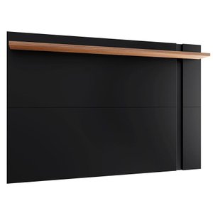 Painel Extensivo para TV até 60 Polegadas Polegadas Leme-Colibri - Preto fosco / Noce milano