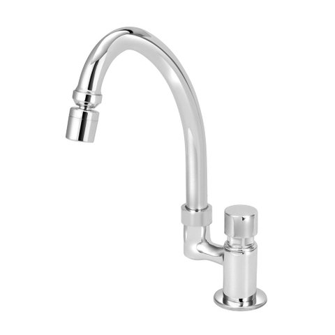 Torneira Automática de Cozinha Articulado Mesa Metal Cromado