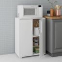 Ver imagem 1 de Balcão Multiuso para Cozinha 53,5x74cm com 2 Portas Branco BMU91