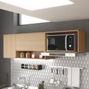 Ver imagem 1 de Armário Aéreo de Cozinha 190cm 2 Portas Alice