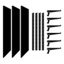 Ver imagem 2 de Kit 3 Prateleiras 90x25 + 4 Trilhos e 6 Suportes em Aço Preto Brasforma K3mp90x25x1.5uv