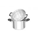 Ver imagem 4 de Panela a Vapor - 7 em 1: Panela para Pudim - Banho Maria, Aquecedor para Arroz, Escorredor para Maca