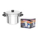 Ver imagem 1 de Panela a Vapor - 7 em 1: Panela para Pudim - Banho Maria, Aquecedor para Arroz, Escorredor para Maca
