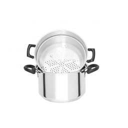 Panela a Vapor - 7 em 1: Panela para Pudim - Banho Maria, Aquecedor para Arroz, Escorredor para Maca - 3