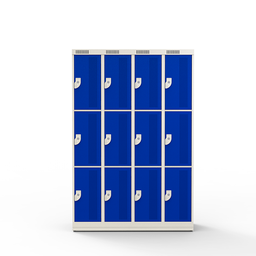 Armário de Aço 12 Portas - Nk 4303 Nilko Armários Azul Cadeado Padrão - 1