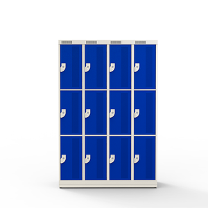 Armário de Aço 12 Portas - Nk 4303 Nilko Armários Azul Cadeado Padrão