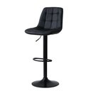 Ver imagem 4 de Kit 2 Banqueta Alta Elegance Estofada com Base Giratória e Regulagem de Altura - Preto