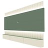 Home para Tv com Led Soberano 2.6 Off White com Verde Floresta - Gelius Móveis - 3