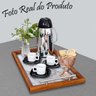 Bandeja Cantinho Café Grande Moderna Decorativa Ambiente Casa Sala Jantar Recepção Escritório:Bandej - 4