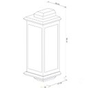 Ver imagem 2 de Arandela Externa Toscana Trap Duo G Marron - Metal Domado