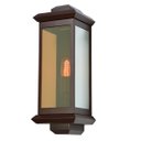 Ver imagem 1 de Arandela Externa Toscana Trap Duo G Marron - Metal Domado