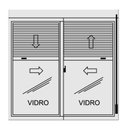 Ver imagem 3 de Janela de Correr 2 Folhas Persiana Integrada Branco- 120x150