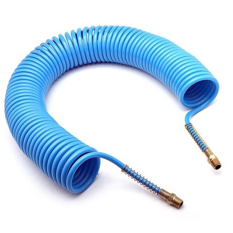 Mangueira Espiral em Poliamida Npt de 15 Metros 1/4" Azul - Arcom 005747