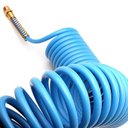 Ver imagem 3 de Mangueira Espiral em Poliamida Npt de 15 Metros 1/4" Azul - Arcom 005747