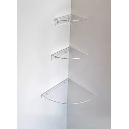 Kit 3 Cantoneira Transparente De Canto Arredondado Make Laser - 1