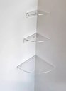 Ver imagem 1 de Kit 3 Cantoneira Transparente De Canto Arredondado Make Laser