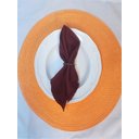 Ver imagem 1 de Kit 6 Guardanapos Rafia 38X38 Bordo