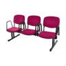 Cadeira em Longarina para Auditórios Linha Hotel Rosa - 1