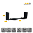 Ver imagem 5 de Kit 2 Prateleiras Nicho U 54x10x15 Livros Decoração - Preto