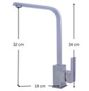 Ver imagem 5 de Torneira Acqua Metais 401 Cozinha Inox Escovado Monocomando