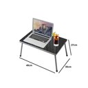 Ver imagem 2 de MESA PARA NOTEBOOK DOBRAVEL SUPORTE MULTIUSO HOME OFFICE CAMA SOFA TABLET APOIO COLO PORTATIL PRETA