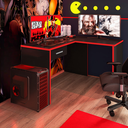 Ver imagem 2 de Mesa Extensora para Escritório e Gamer Drx-9000 Moveis Leão