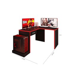 Mesa Extensora para Escritório e Gamer Drx-9000 Moveis Leão - 2