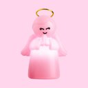 Ver imagem 1 de Anjo Luminária - Rosa