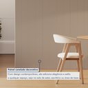 Ver imagem 6 de Kit 4 Placas de Painel Ripado Toronto 250cm x 58cm x 3,3mm (Rende 5,8m²) Ecorevest Bege