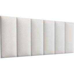 Cabeceira De Cama Box Módulo Estofado 60x20 - Corino Branco - 2