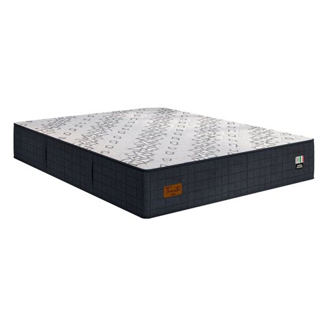 Colchão Trento Casal 138cm x 30cm Molejo Miracoil Premium Arte Cúbica Cinza/Grafitte