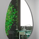 Ver imagem 2 de Espelho 53x77cm Orgânico - 5827 - Cris-metal Espelho 53x77cm Organico 5827 Cris-metal