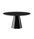 Ver imagem 3 de Mesa de Jantar Cone 1m Tampo Redondo com Vidro Laqueado Preto