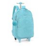 Mochila Escolar Rodinhas Up4You com Lancheira e Estojo 100 Pens MC51610UP Azul Claro - 2
