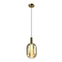 Ver imagem 3 de Lustre Pendente Skylight Spia 4088 26cm LED Bivolt Dourado e Âmbar